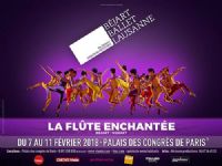 Danse : Le Béjart Ballet Lausanne revient au Palais des Congrès pour La Flûte Enchantée. Du 7 au 11 février 2018 à Paris17. Paris. 